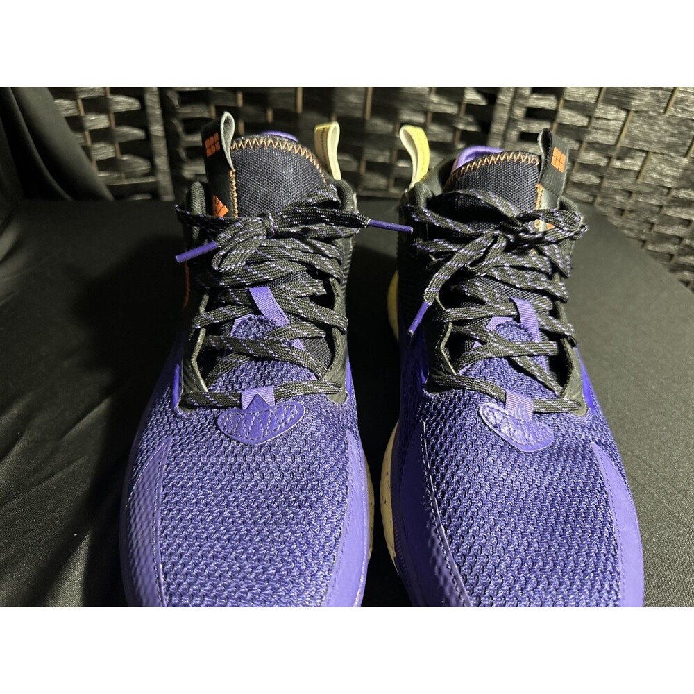 Adidas Dame 8 Honoring Black Excellence Purple Basketball Sneakers Men 11.5